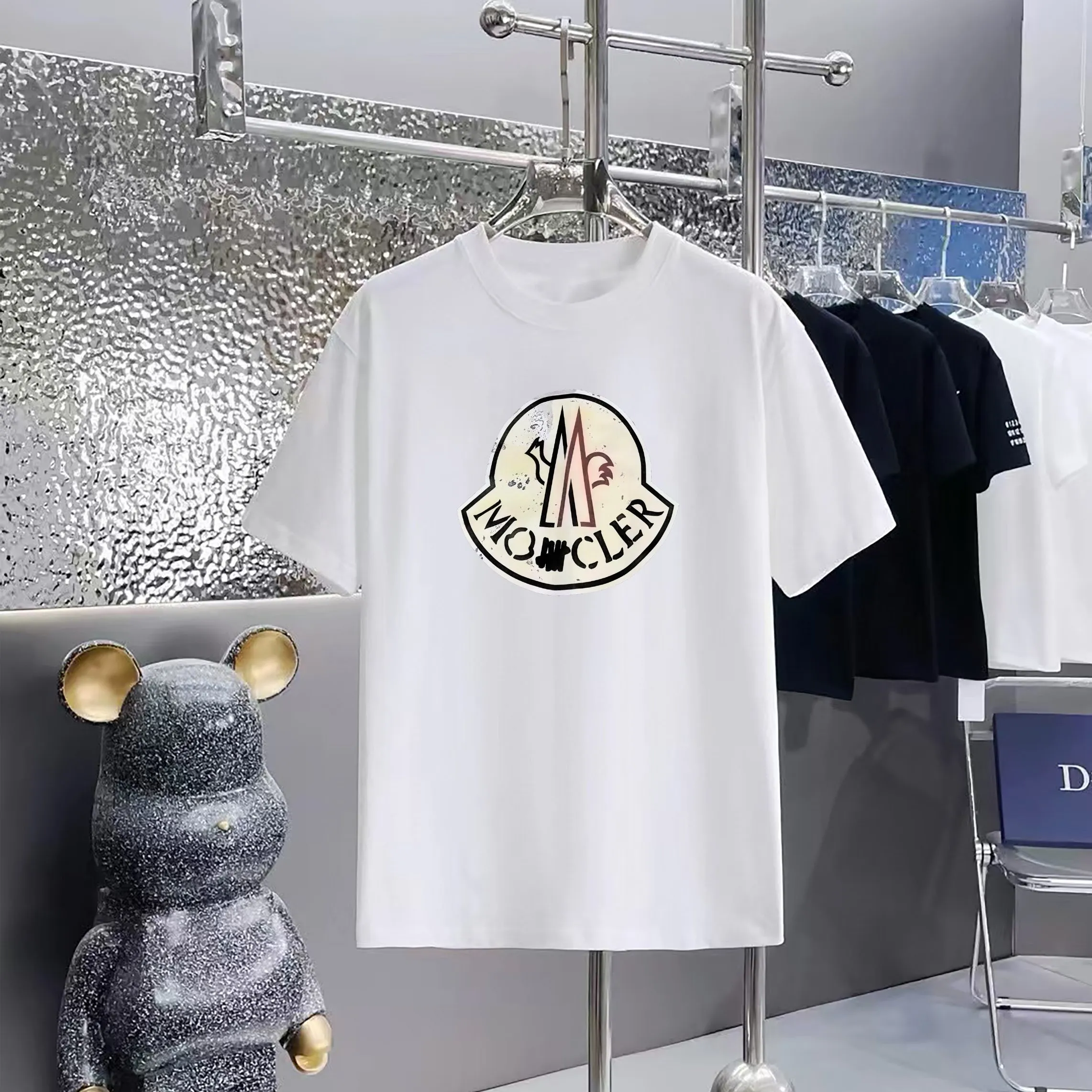MONCLER T 1:1 300 1×1 Same Style logo OS 200 ：Black，White， ，Red， Size：XS-L